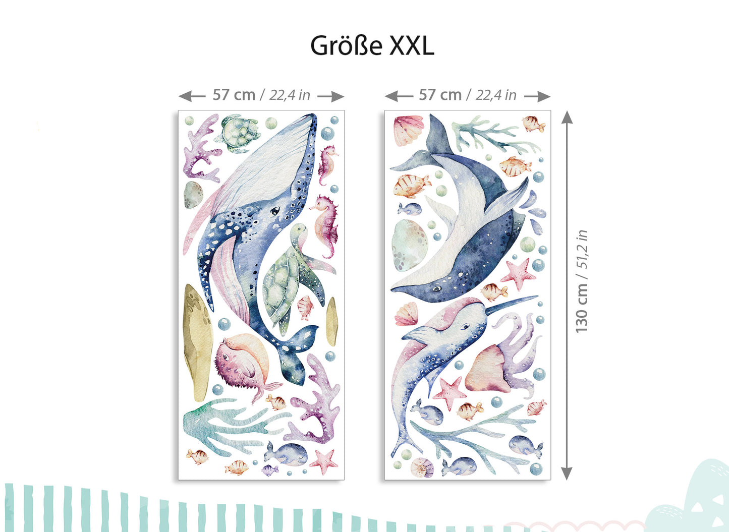 Wandtattoo Unterwasserwelt DK1051