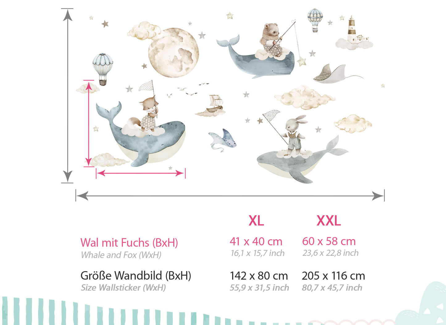 Wandtattoo Unterwasserwelt DK1138