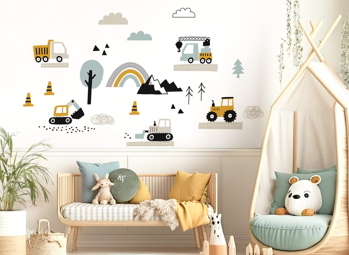 Wall Decal Cars Vehicles Roads DK1003