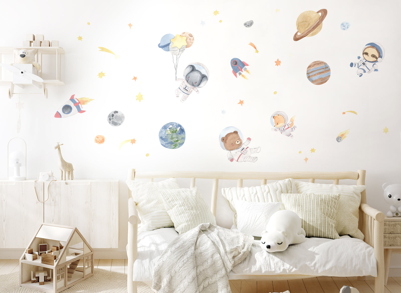 Wandtattoo Tiere Im Weltall DK1108 Klebekids wandtattoo-tiere-im-weltall-dk1108-klebekids